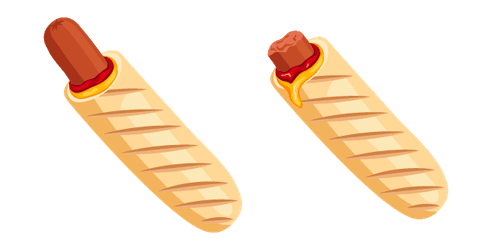 French Hot Dogcustom cursor pack