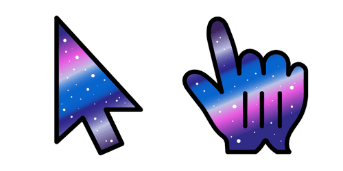 Galaxy Gradientcustom cursor pack