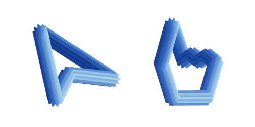 Geometric Wavecustom cursor pack