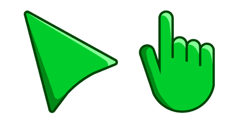 Greencustom cursor pack