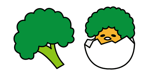 Gudetama Broccolicustom cursor pack