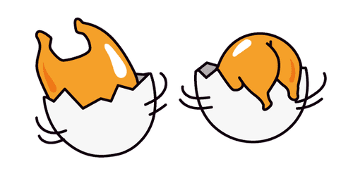 Gudetama Dancingcustom cursor pack