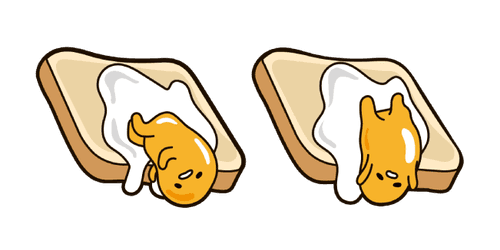 Gudetama on Toastcustom cursor pack