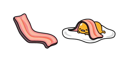 Gudetama with Baconcustom cursor pack