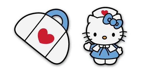Hello Kitty Nursecustom cursor pack