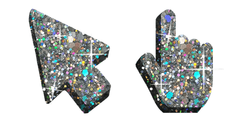 Hologram Glittercustom cursor pack