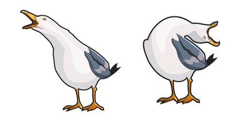 Inhaling Seagull Memecustom cursor pack