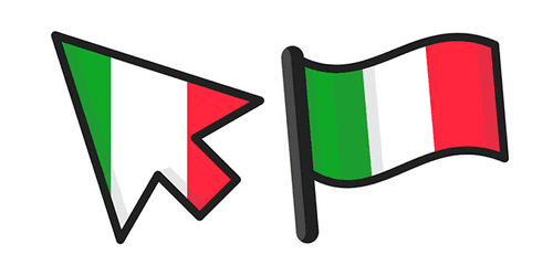 Italy Flagcustom cursor pack