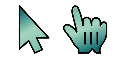 Jade Gradientcustom cursor pack