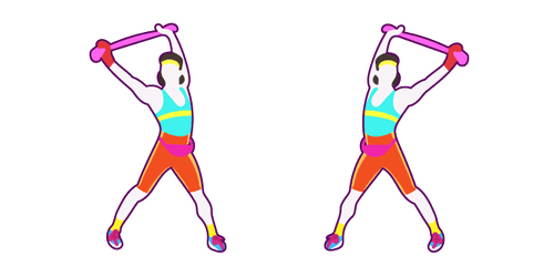 Just Dance Exercisecustom cursor pack