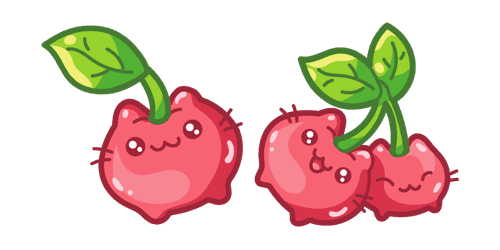 Kawaii Cherry Catscustom cursor pack