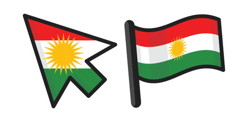 Kurdistan Flagcustom cursor pack