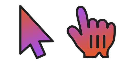 Late Sunset Gradientcustom cursor pack