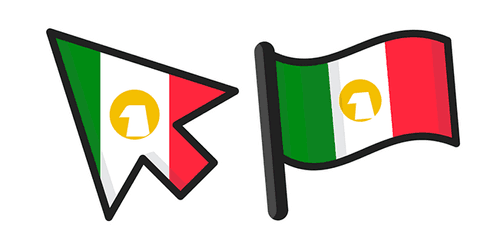 Mexico Flagcustom cursor pack