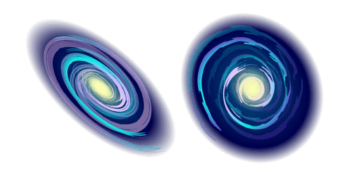 Milky Way Galaxycustom cursor pack