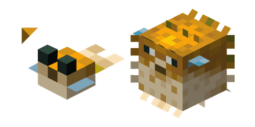 Minecraft Pufferfishcustom cursor pack