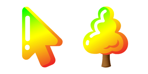 Minimal Autumn Treecustom cursor pack
