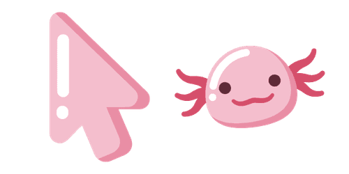 Minimal Axolotlcustom cursor pack