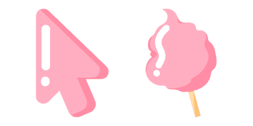 Minimal Cotton Candycustom cursor pack