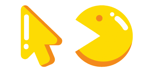 Minimal Pac-Mancustom cursor pack