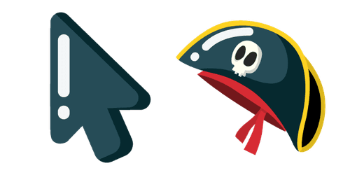 Minimal Pirate Hatcustom cursor pack