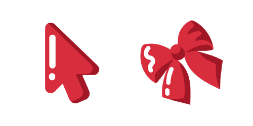 Minimal Red Bowcustom cursor pack