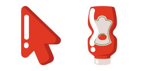 Minimal Red Ketchupcustom cursor pack