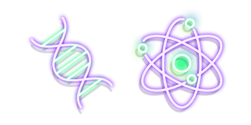 Neon Atom and DNAcustom cursor pack