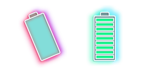 Neon Batterycustom cursor pack