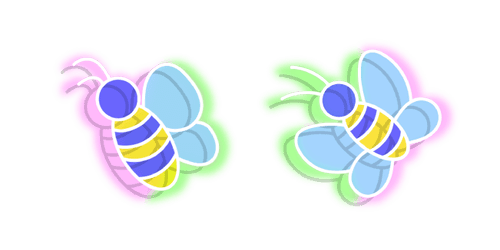 Neon Beecustom cursor pack