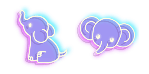 Neon Elephantcustom cursor pack