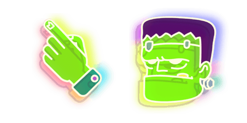 Neon Frankensteincustom cursor pack