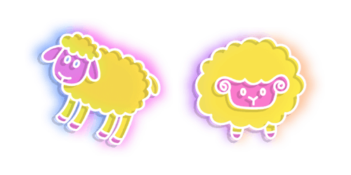 Neon Lambscustom cursor pack