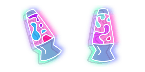Neon Lava Lampcustom cursor pack