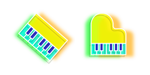 Neon Pianocustom cursor pack