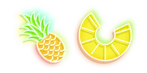 Neon Pineapplecustom cursor pack