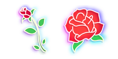 Neon Rosecustom cursor pack