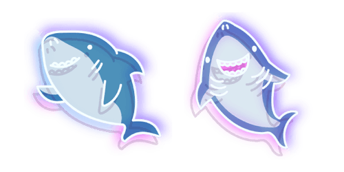 Neon Sharkcustom cursor pack