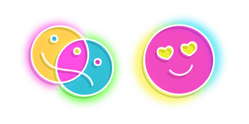 Neon Smilescustom cursor pack