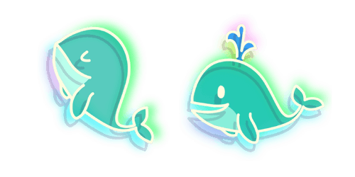Neon Whalecustom cursor pack