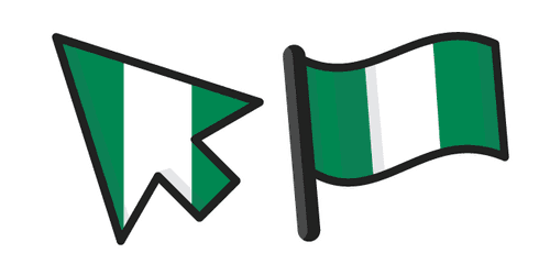 Nigeria Flagcustom cursor pack