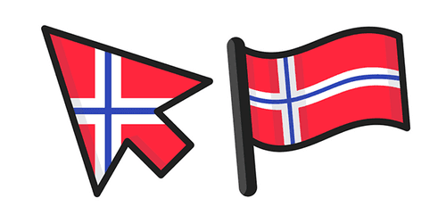Norway Flagcustom cursor pack