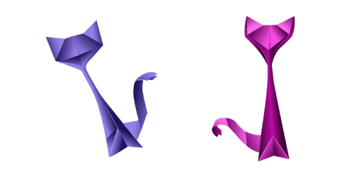 Origami Catscustom cursor pack