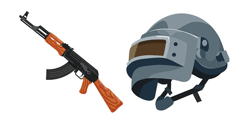 PUBG Helmet and AKMcustom cursor pack