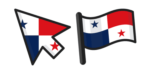 Panama Flagcustom cursor pack