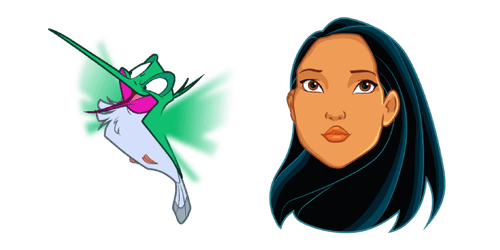 Pocahontas and Flitcustom cursor pack