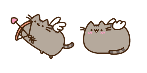 Pusheen Cupidcustom cursor pack