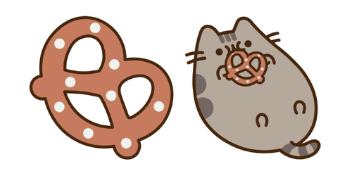 Pusheen and Pretzelcustom cursor pack