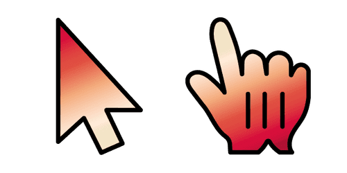 Radish Gradientcustom cursor pack