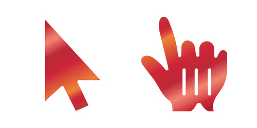 Red Apple Gradientcustom cursor pack